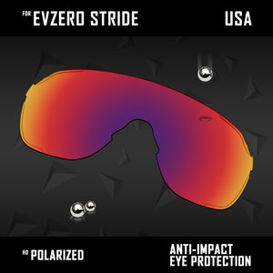 Anti Scratch Polarized Replacement Lenses for-Oakley EVZero Stride